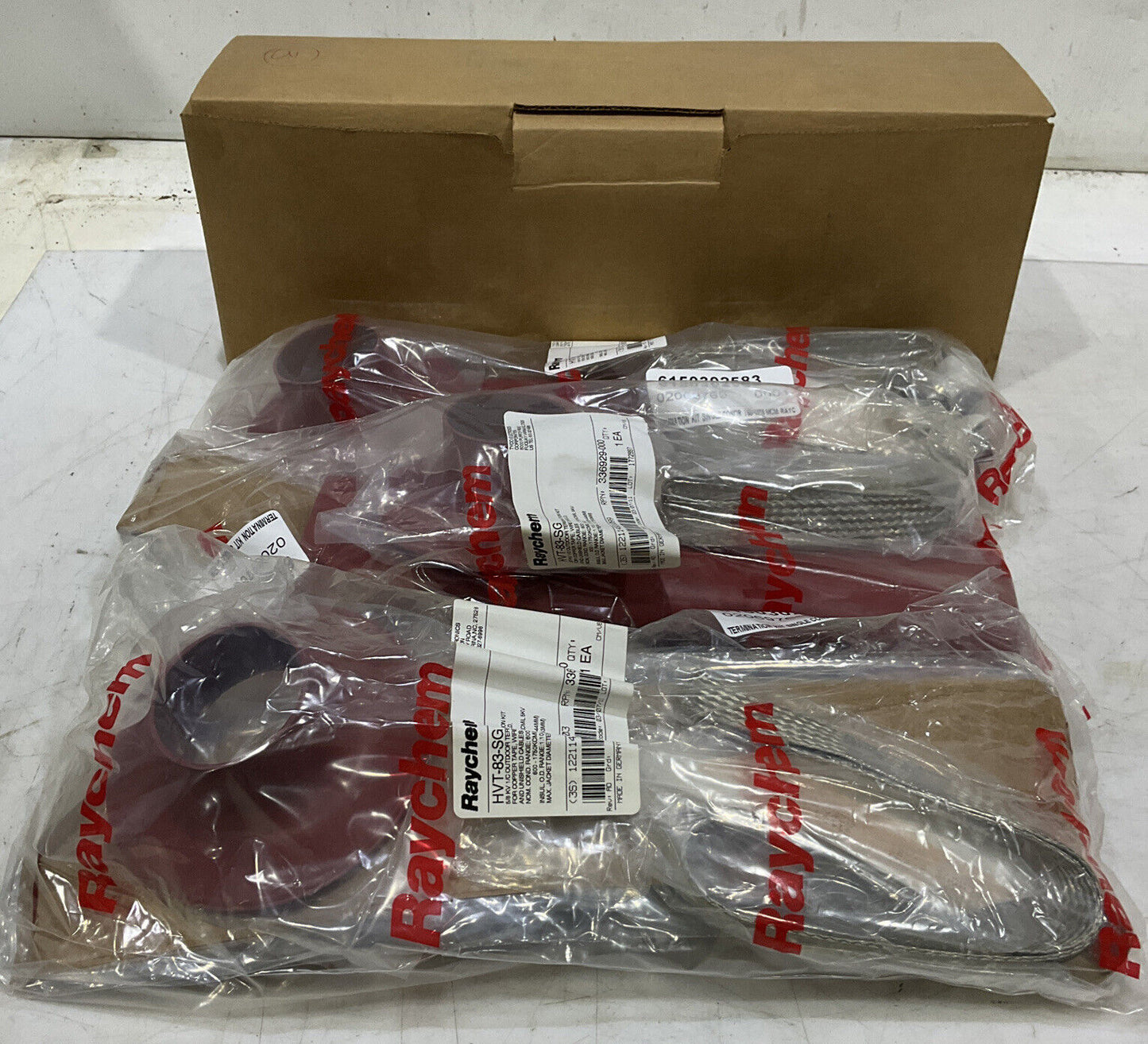 RAYCHEM HVT-83-SG OUTDOOR TERMINATION KIT LOT OF 3 373