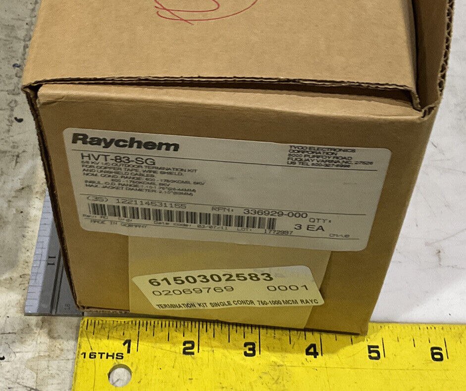 RAYCHEM HVT-83-SG OUTDOOR TERMINATION KIT LOT OF 3 373