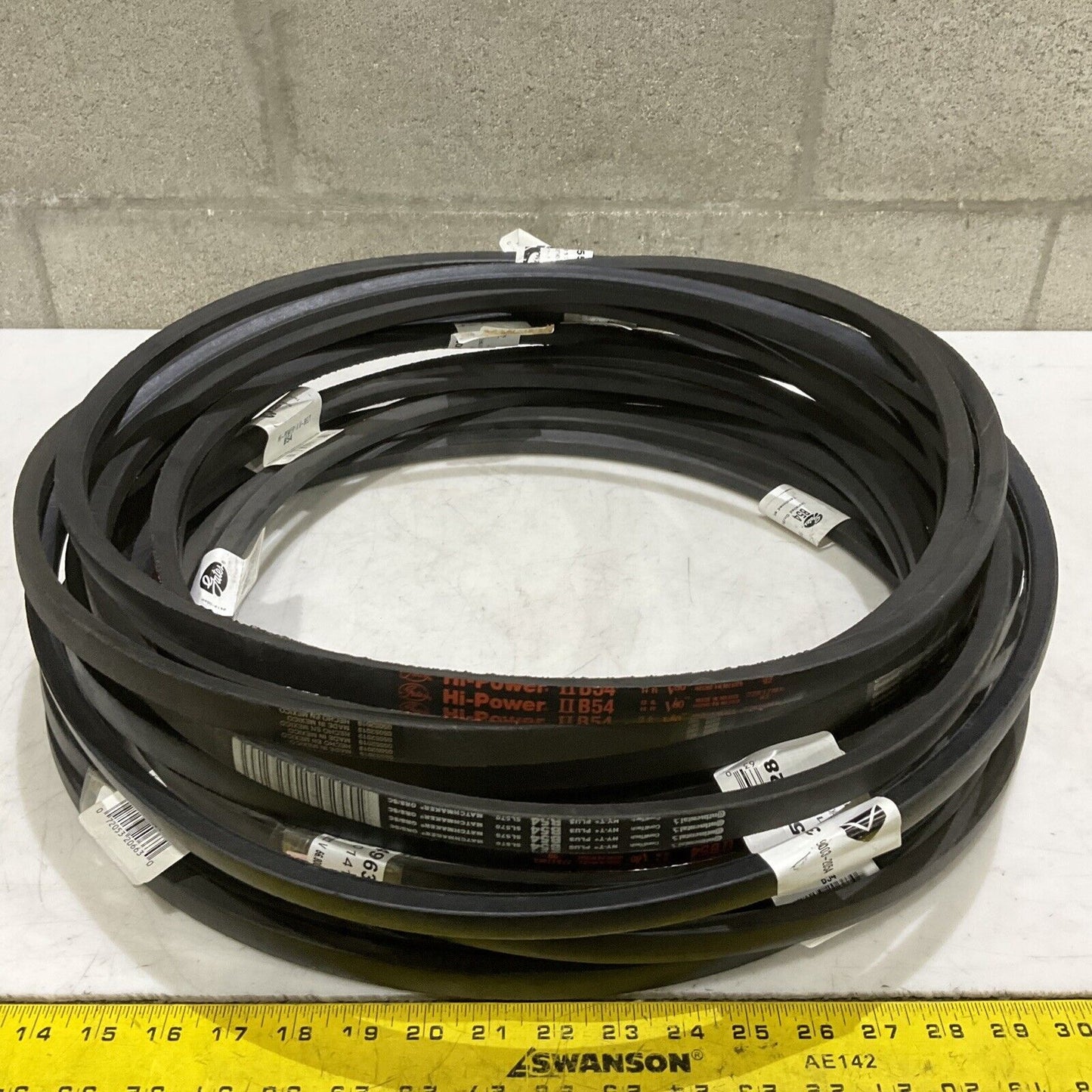 GATES B54 9003-2054 HI-POWER II V80 BELT LOT OF 21 373