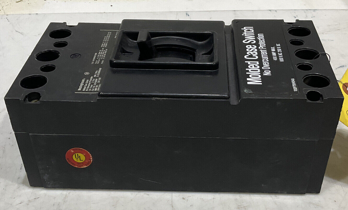 WESTINGHOUSE LB2400NW MOLDED CASE SWITCH 400AMP 373