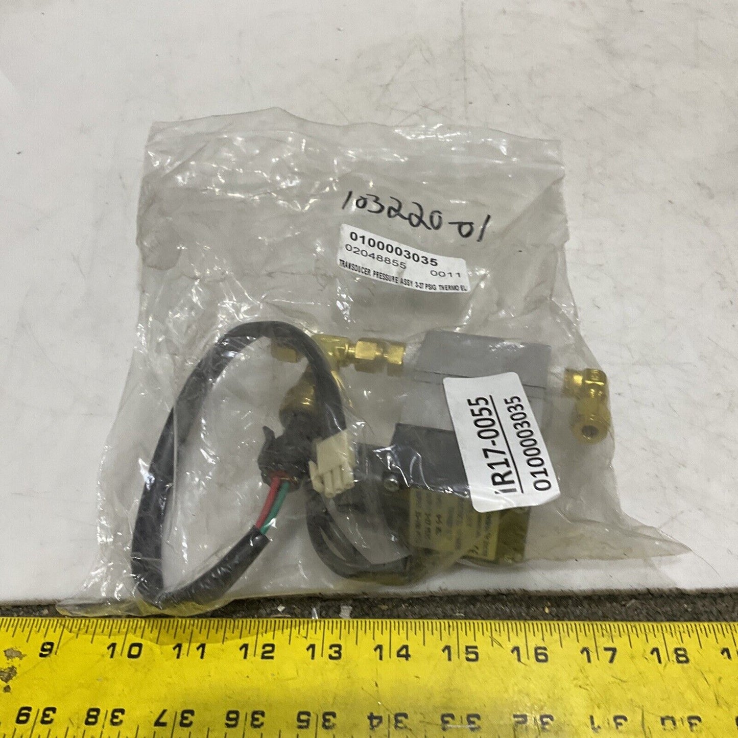 CONTROLAIR INC 550X ELECTRIC TO PNEUMATIC TRANSDUCER 0-5V 3-27PSIG 35-100 373