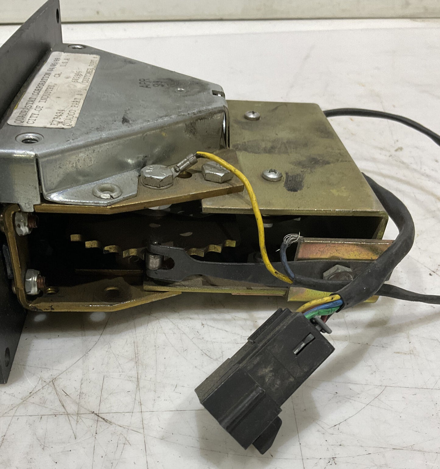 QUADRASTAT CORPORATION E73494 603996 SHIFT ASSEMBLY 881