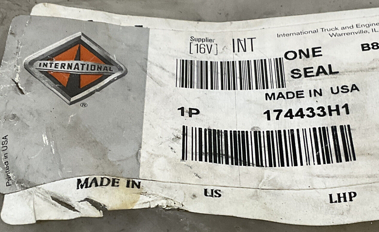INTERNATIONAL 174433H1 ONE SEAL 881