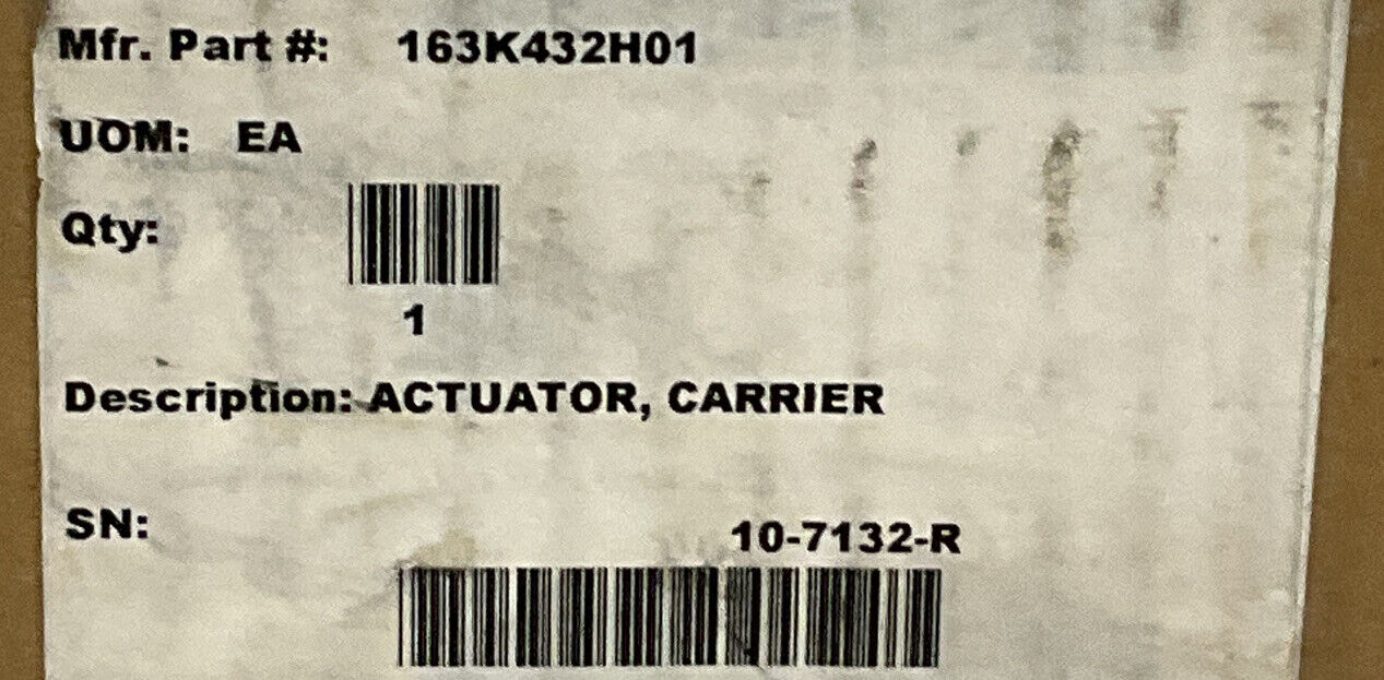 GENERAL 163K432H01 CARRIER ACTUATOR U3S