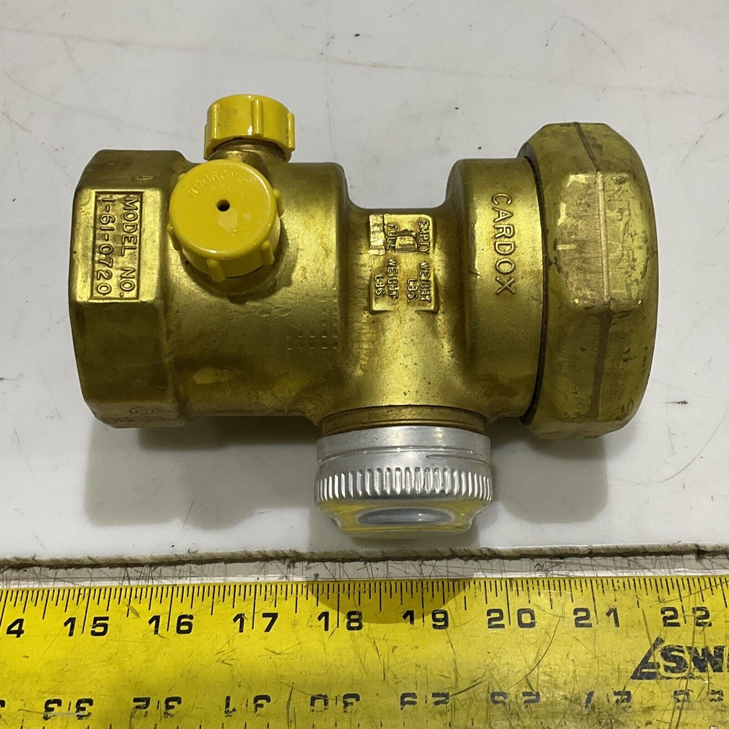 FIRE SYSTEMS-CHEMETRY 1-61-0720 CHEMETRON CYCLONE VALVE 373