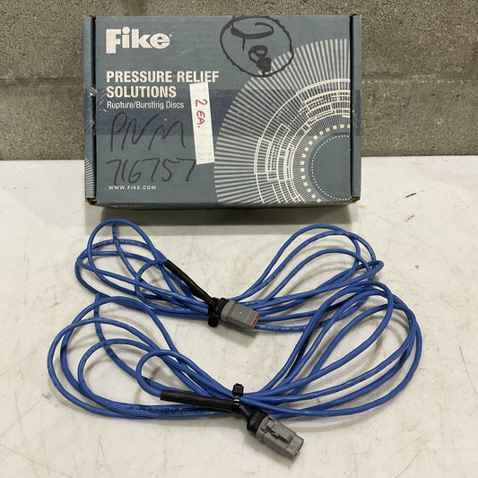 FIKE D3513-115-10 BURST INDICATOR LEAD CABLE FEMALE QUICK CONNECT 373