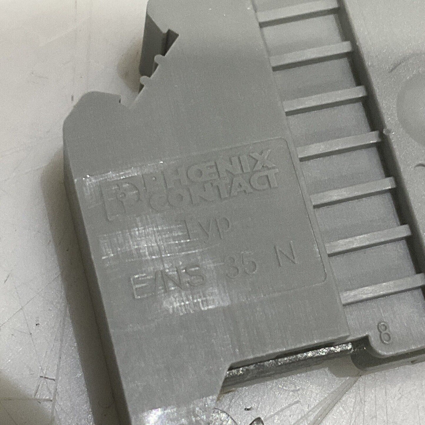 PHOENIX CONTACT E/NS 35 N 0800886 END MOUNTING BRACKET LOT OF 4 U3S