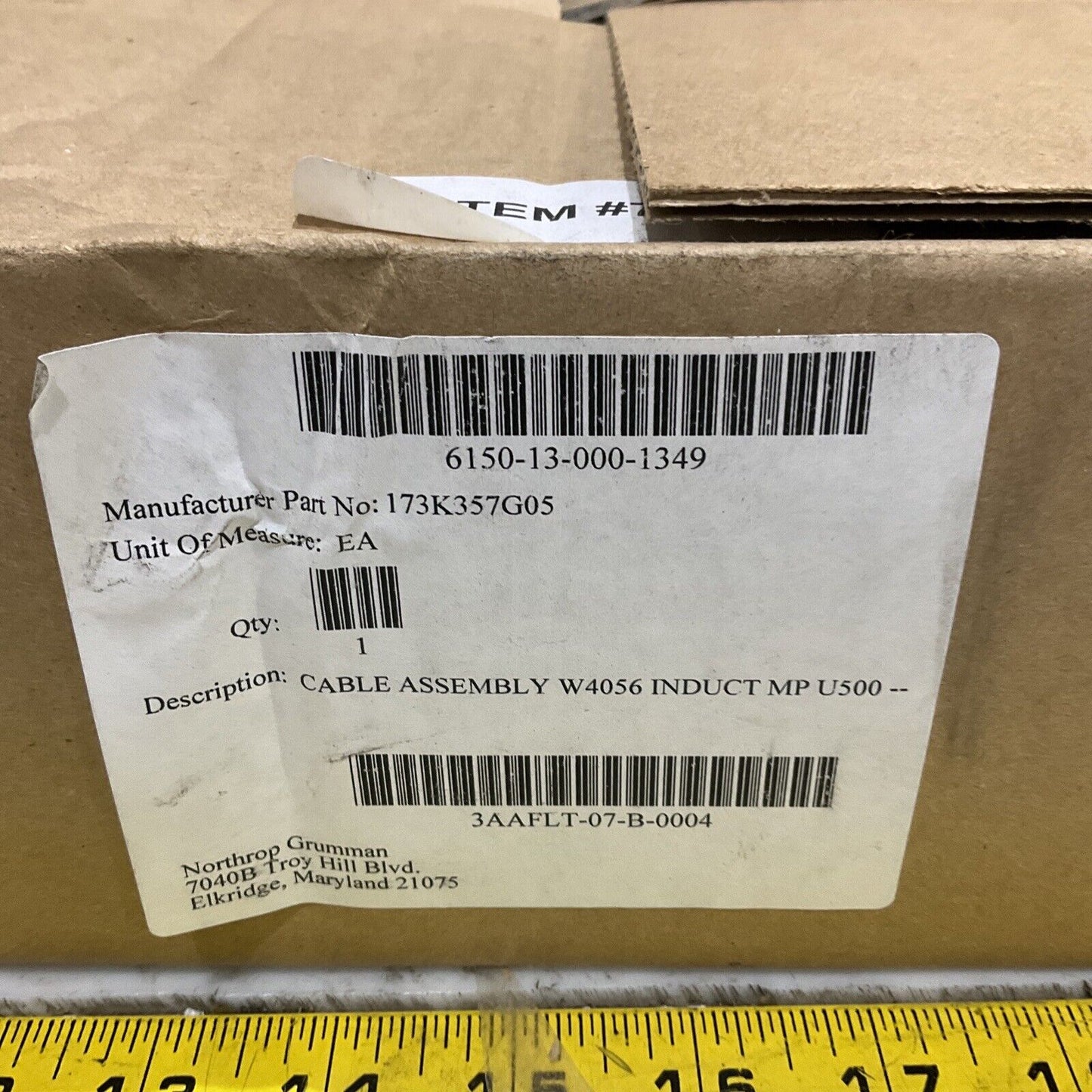 TURCK U2-16499 13064 CABLE ASSEMBLY W4056 INDUCT MP U500 U3S