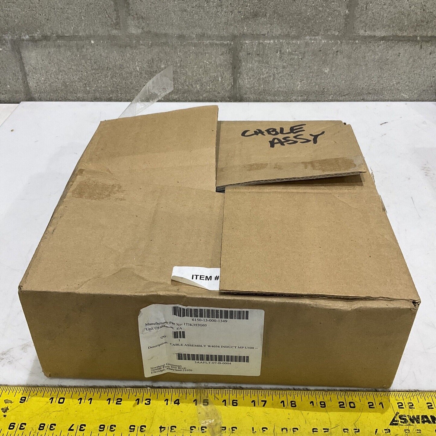 TURCK U2-16499 13064 CABLE ASSEMBLY W4056 INDUCT MP U500 U3S