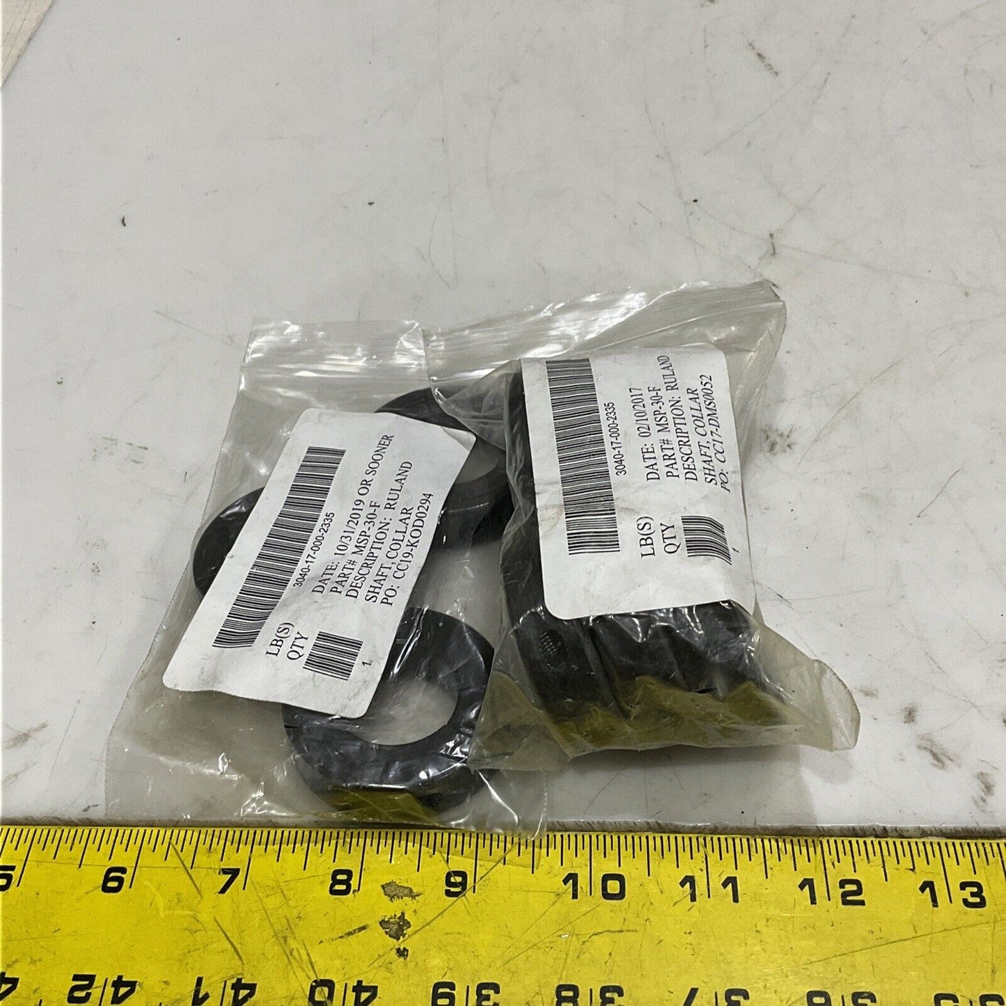 RULAND MSP-30-F COLLAR SHAFT 30 MM  LOT OF 8 U3S