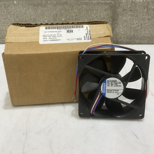 EBMPAPST 3414 N/39HH AXIAL FAN 24 VDC U3S