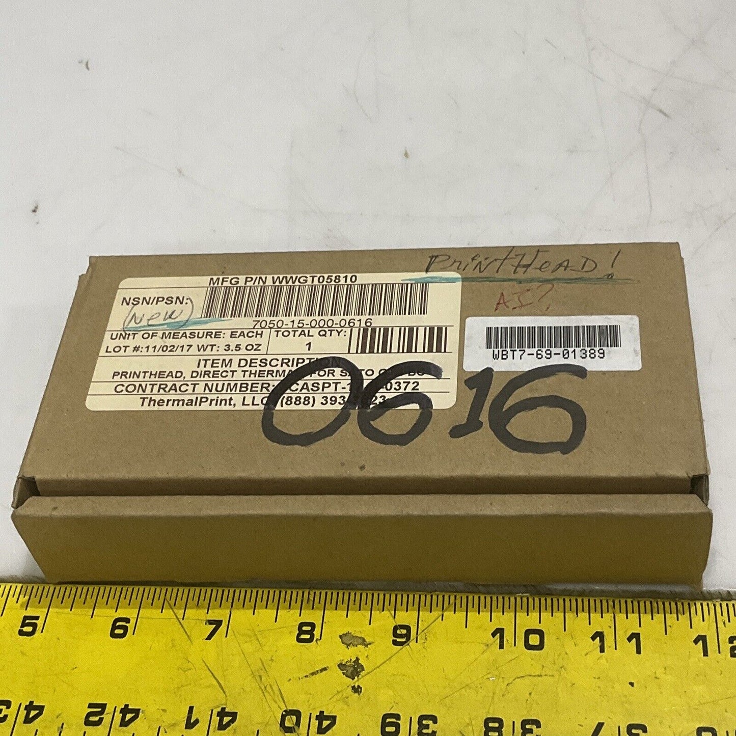 THERMALPRINT LLC WWGT05810 DIRECT THRERMAL BARCODE PRINTER FOR SATO GT4 BC U3S