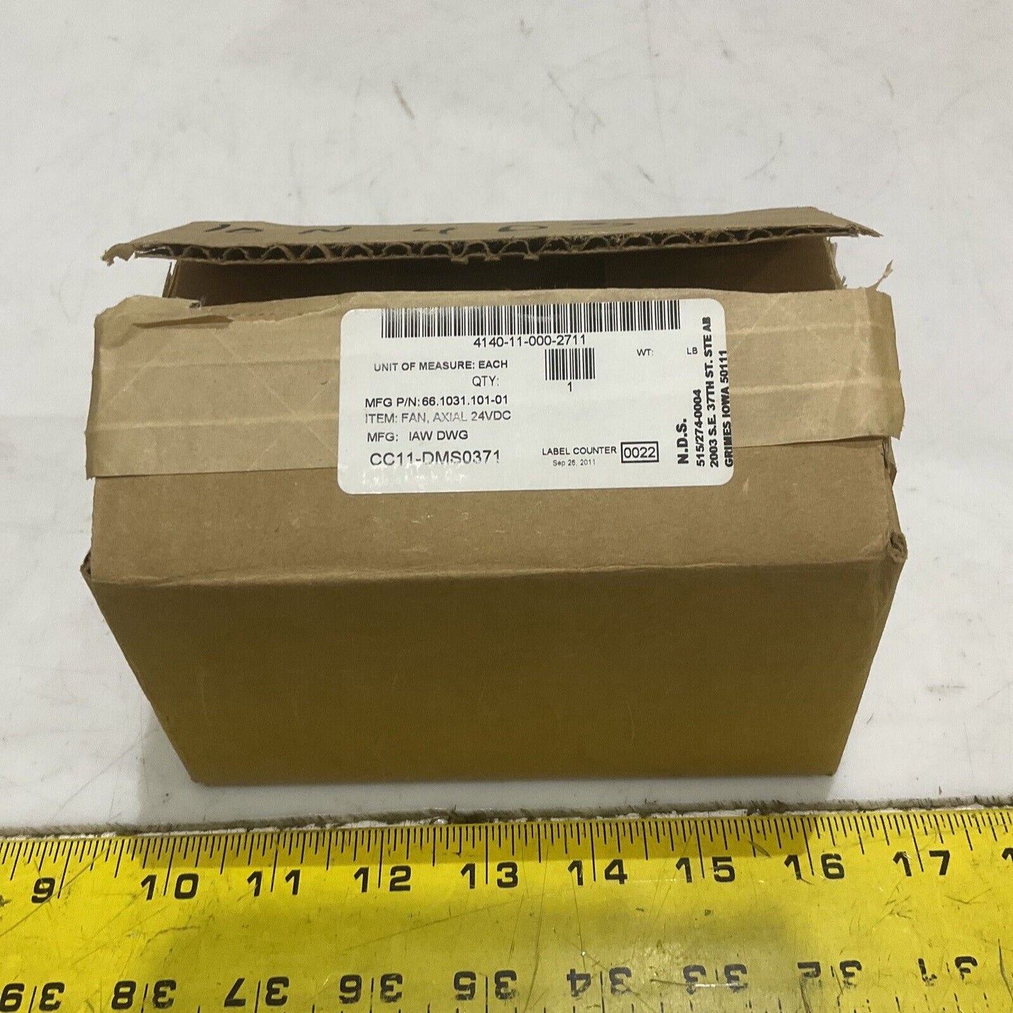 EBMPAPST 3414 N/39HH AXIAL FAN 24 VDC U3S