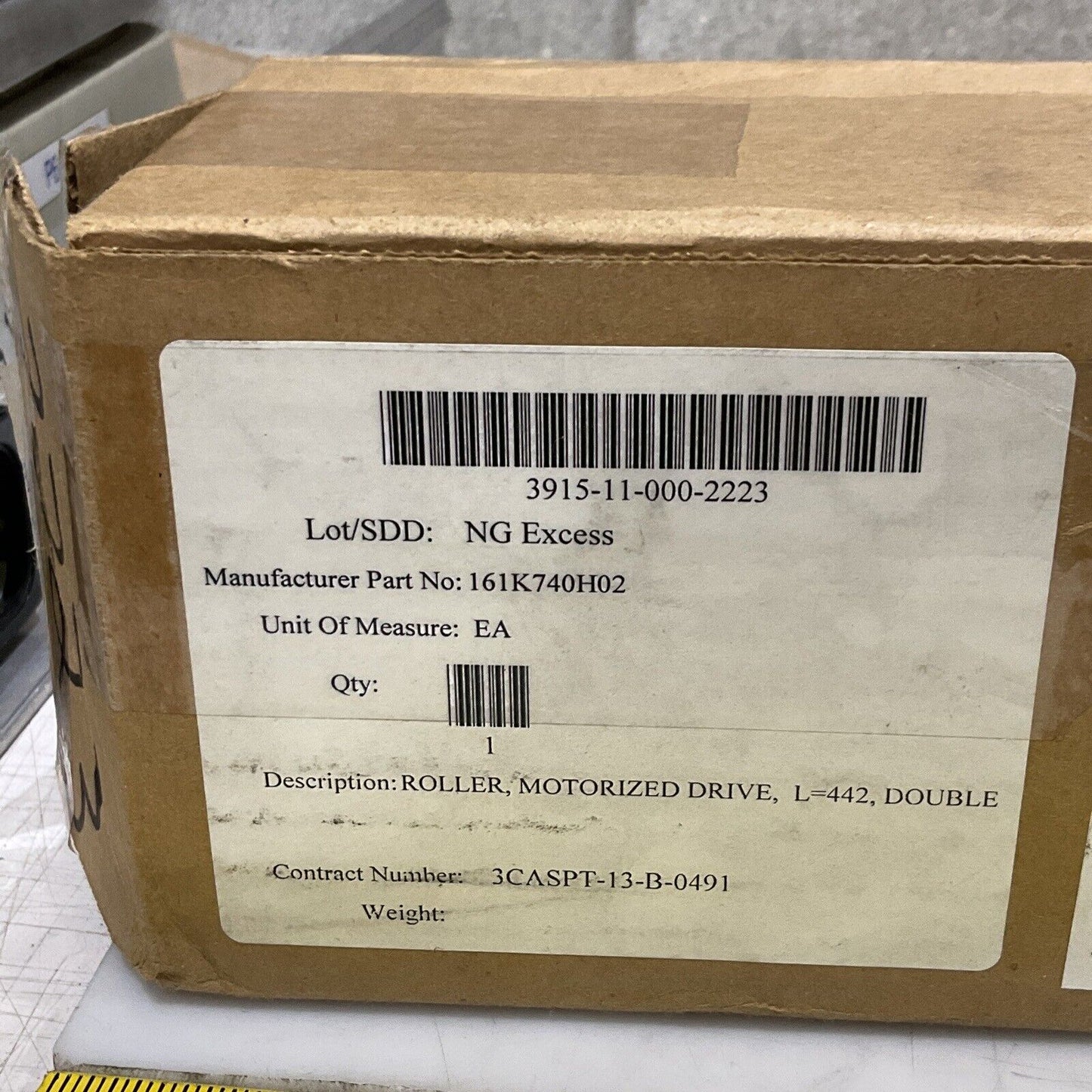 POWER MOLLER PM486FE-45-442-D-024-C150-P2 DOUBLE GROVED POWER ROLLER U3S