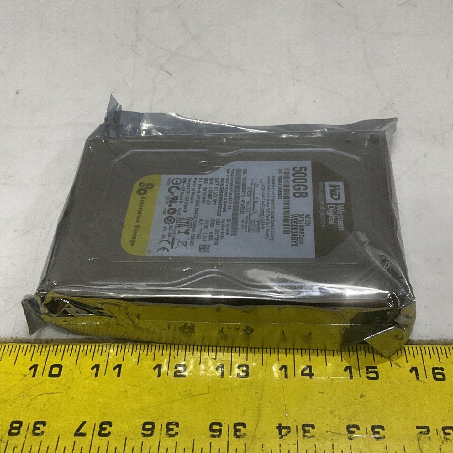 WD WESTERN DIGITAL WD RE4 SATA/64MB WD5003ABYX-01WERA1 SATA HARD DRIVE U3S