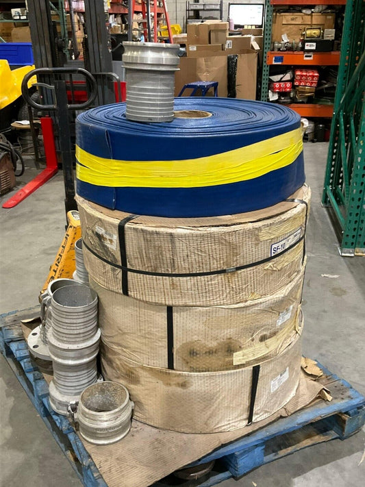 BLUE WATER DISCHARGE HOSE MODEL SF-10; APPROXIMATELY 300 FT. 6" ROLL