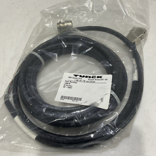 TURCK U2-16481 13079 CABLE ASSEMBLY MAKER MP U213 X7 W4006 U3S