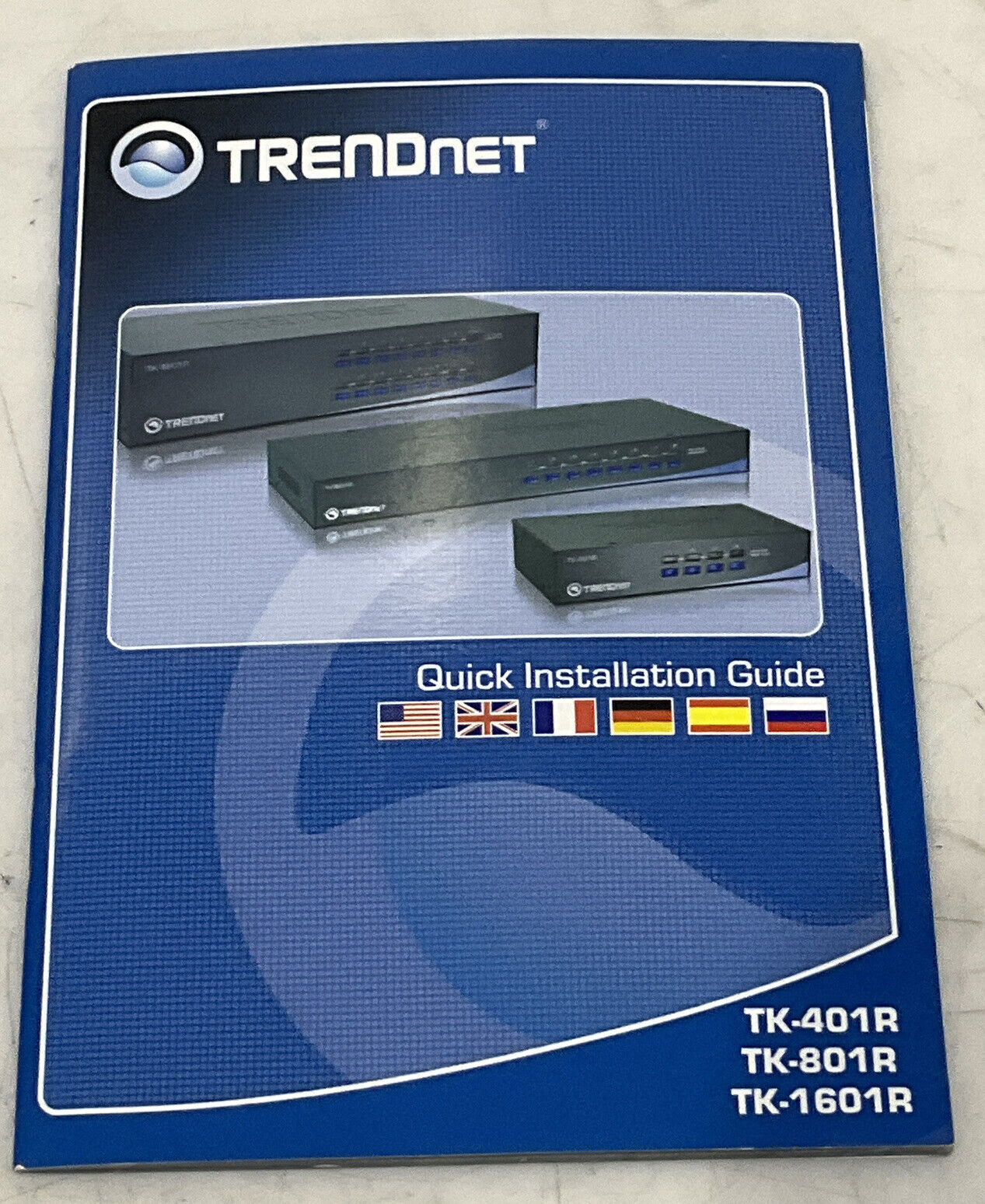 TRENDNET TK-401R 4 PORT PS/2 RACK MOUNT KMV SWITCH U3S