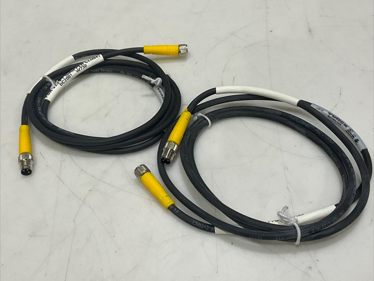 TURCK U-00716 CABLE ASSEMBLY PKG 3M-1.304-PSG 3M/S90/S101 GRIPPER LOT OF 2 U3S