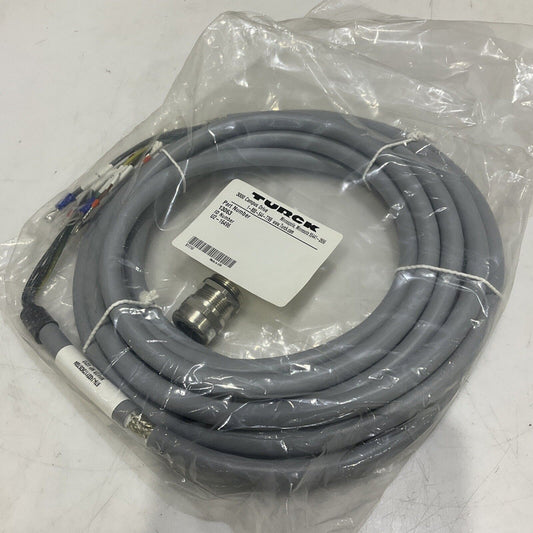 TURCK U2-16496 13063 CABLE ASSEMBLY W4008 0111 MAKER MP U213 U3S