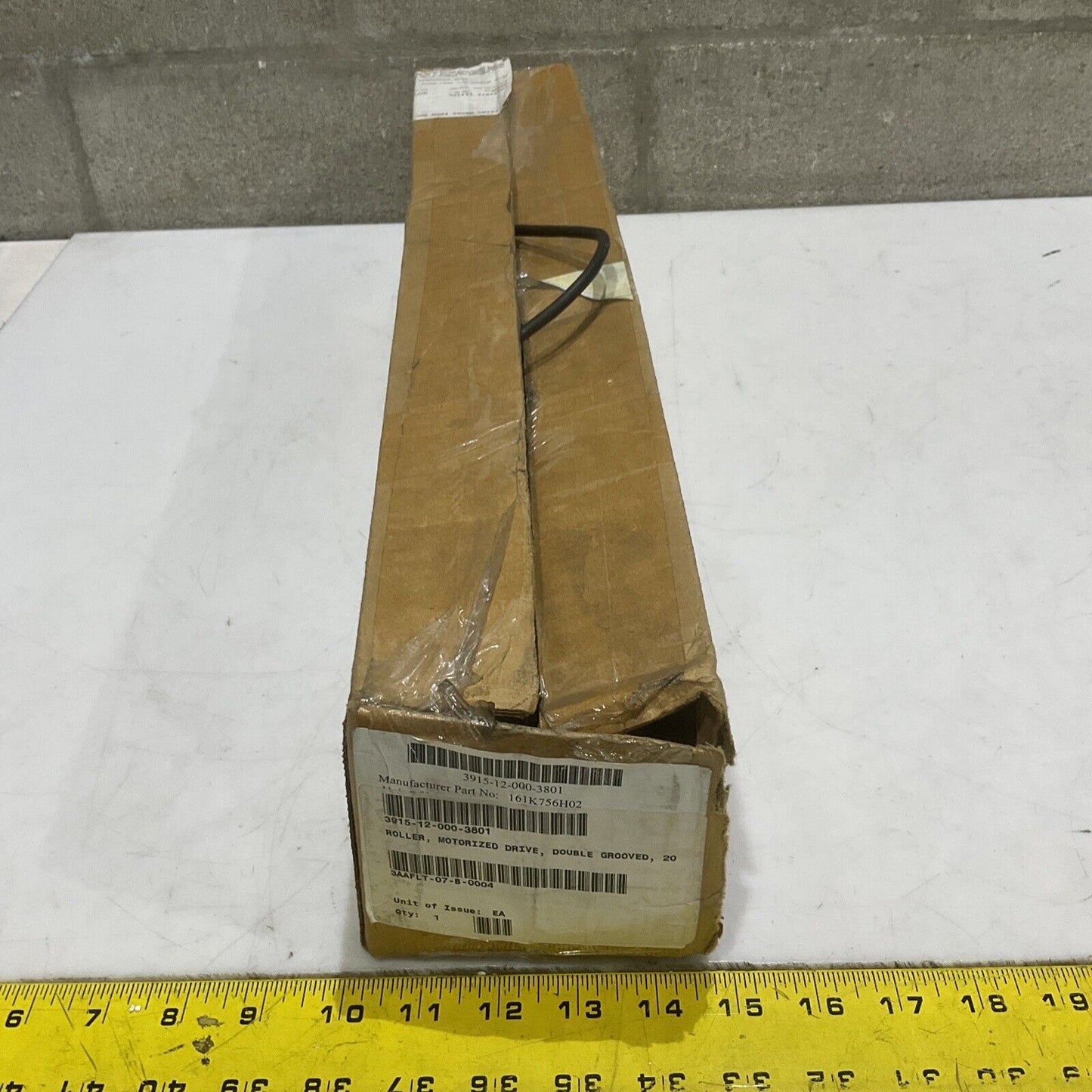 POWERED MOLLER ITOH PM486FP-55-493-D-024-C150-P2 DOUBLE GROOVED ROLLER 20” U3S