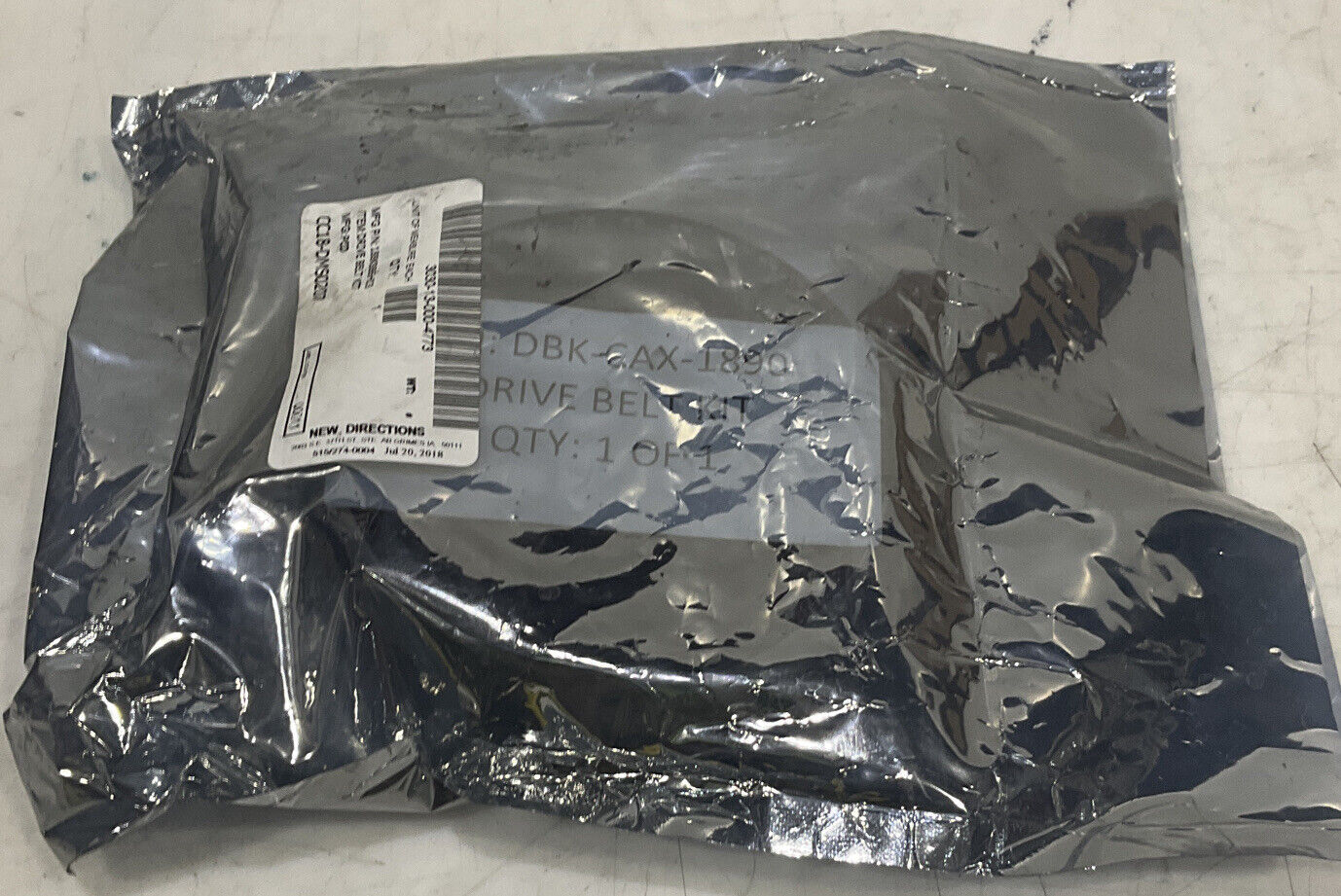 MACRON DBK-CAX-1890 DRIVE BELT KIT U3S