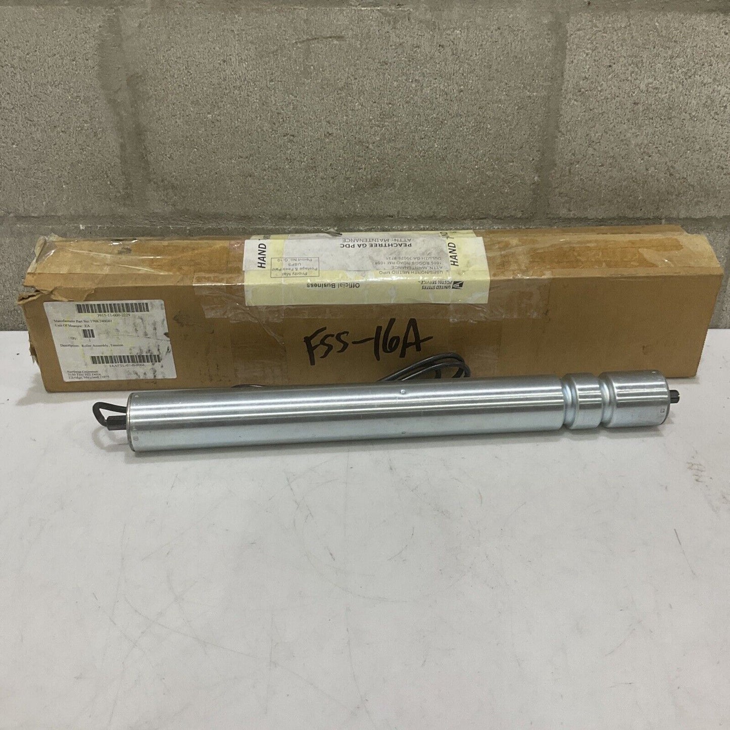 POWER MOLLER PM486FE-45-442-D-024-C150-P2 MOTERIZED TENSION ROLLER ASSEMBLY U3S
