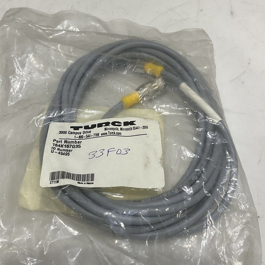 TURCK U-49495 164K167G35 CABLE ASSEMBLY W4200 RUS LWR ENTRY V1324 RUS JB4 U3S