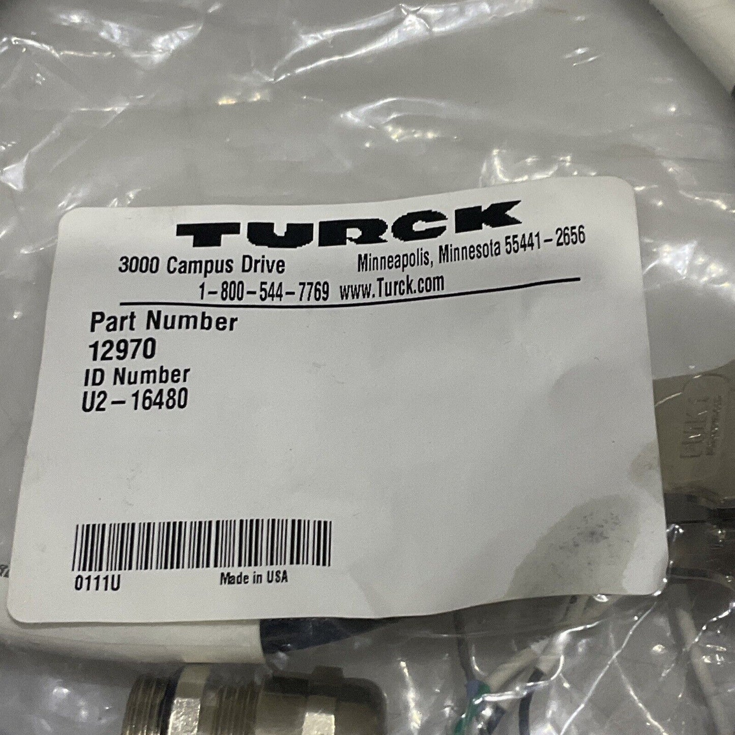 TURCK 12970 U2-16480 VRL-F PANEL U450 X7 W4101 U3S