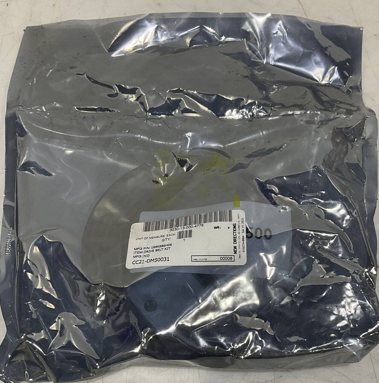 MACRON DBK-CAX-3500 DRIVE BELT KIT U3S