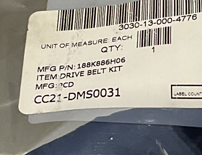 MACRON DBK-CAX-3500 DRIVE BELT KIT U3S