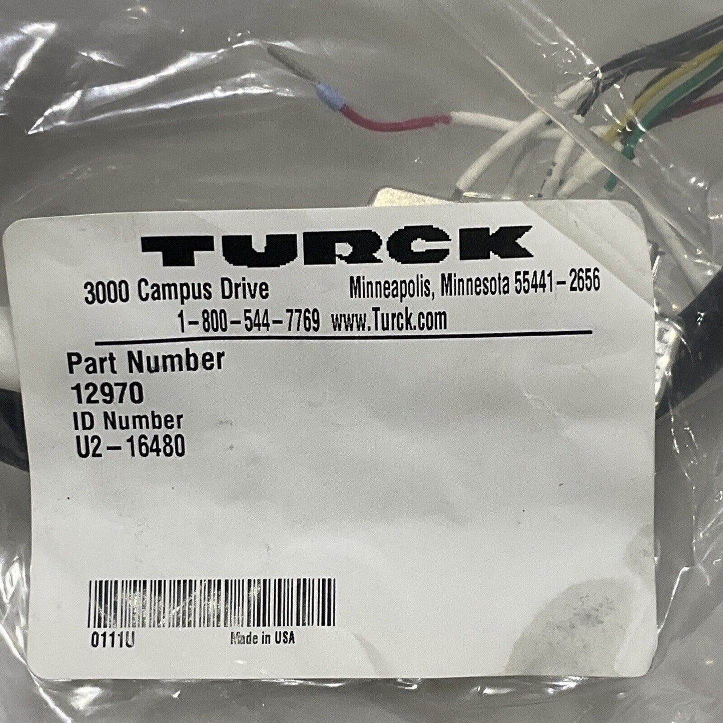TURCK 12970 U2-16480 VRL-F PANEL U450 X7 W4101 U3S