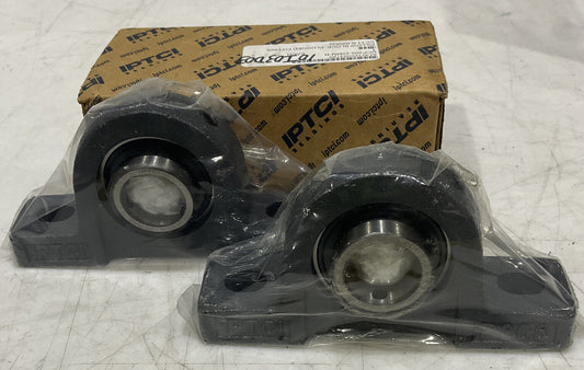 IPTCI UCP 205 25MM N SET SCREW LOCK PILLOW BLOCK LOT OF 2 U3S