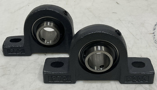 IPTCI UCP 205 25MM N SET SCREW LOCK PILLOW BLOCK LOT OF 2 U3S