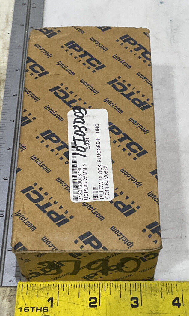 IPTCI UCP 205 25MM N SET SCREW LOCK PILLOW BLOCK LOT OF 2 U3S
