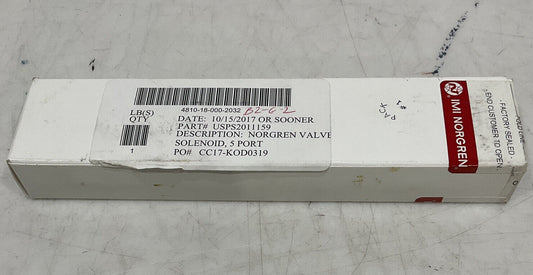 NORGREN V61R511A-A213JA 5 PORT SOLENOID VALVE U3S