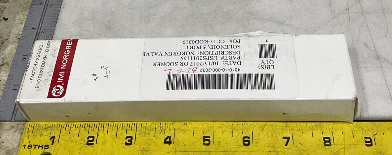 NORGREN V61R511A-A213JA 5 PORT SOLENOID VALVE U3S