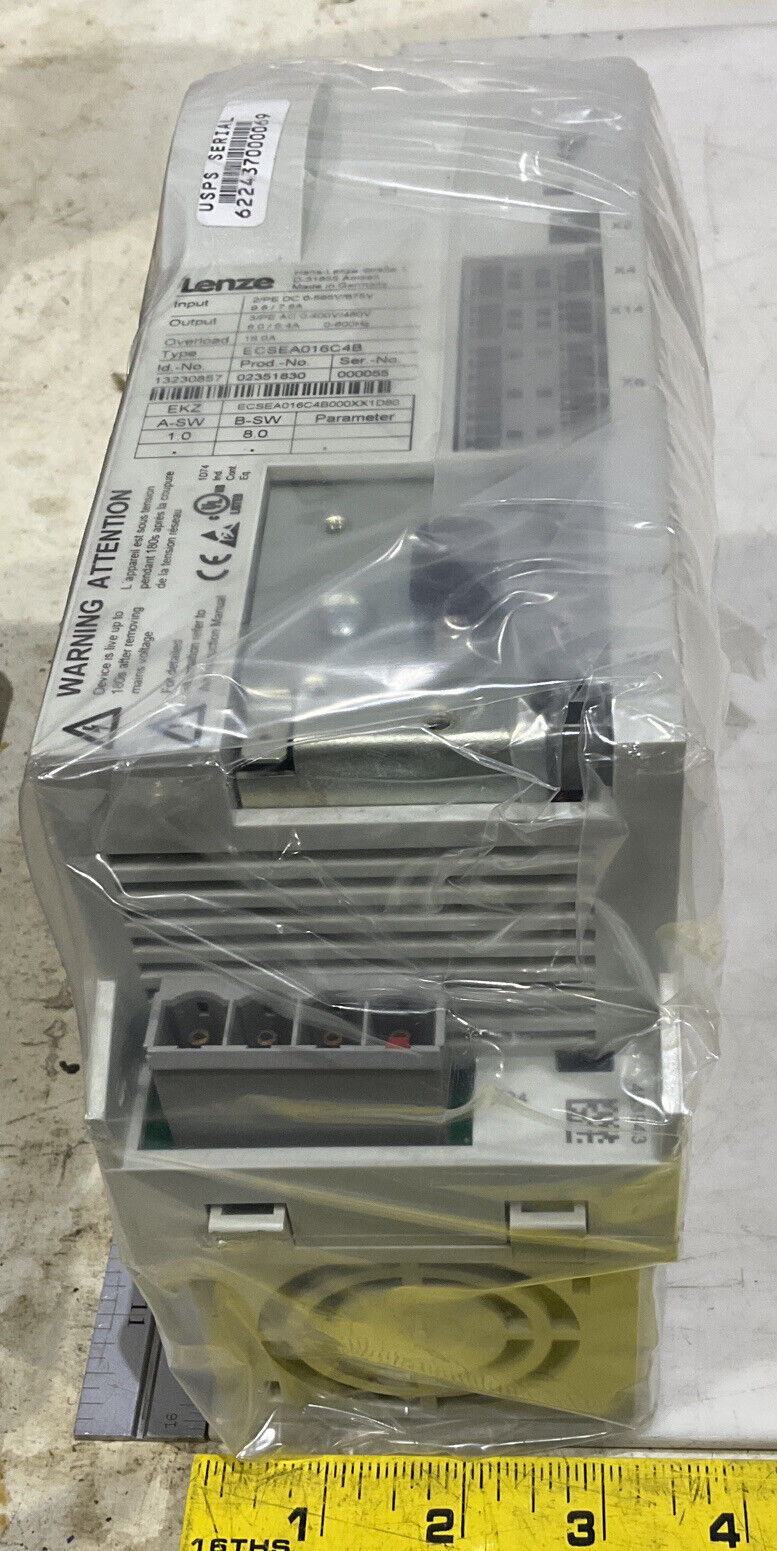 LENZE ECSEA016C4B SERVO DRIVE MOTOR CONTROLLER INVERTER U3S