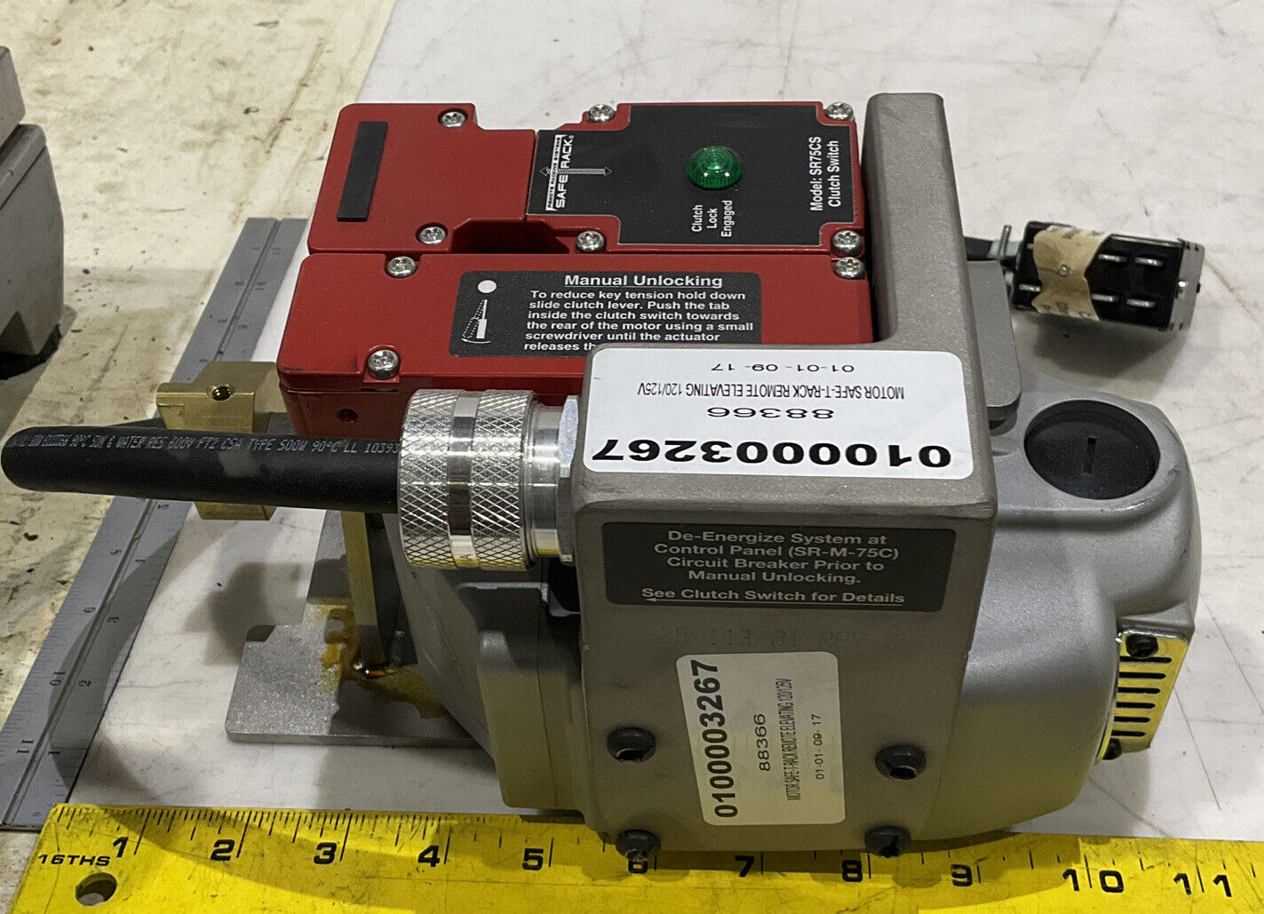 REMOTE SOLUTIONS SR-M-75RMM- 120AC/125DC ELEVATING REMOTE RACKING SYSTEM 373