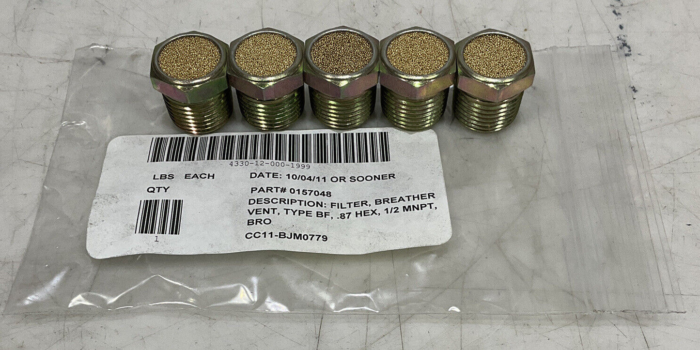 ALLIED WITAN 0157048 BREATHER FILTER LOT OF 5 U3S