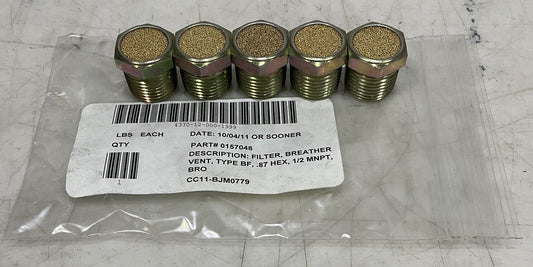 ALLIED WITAN 0157048 BREATHER FILTER LOT OF 5 U3S