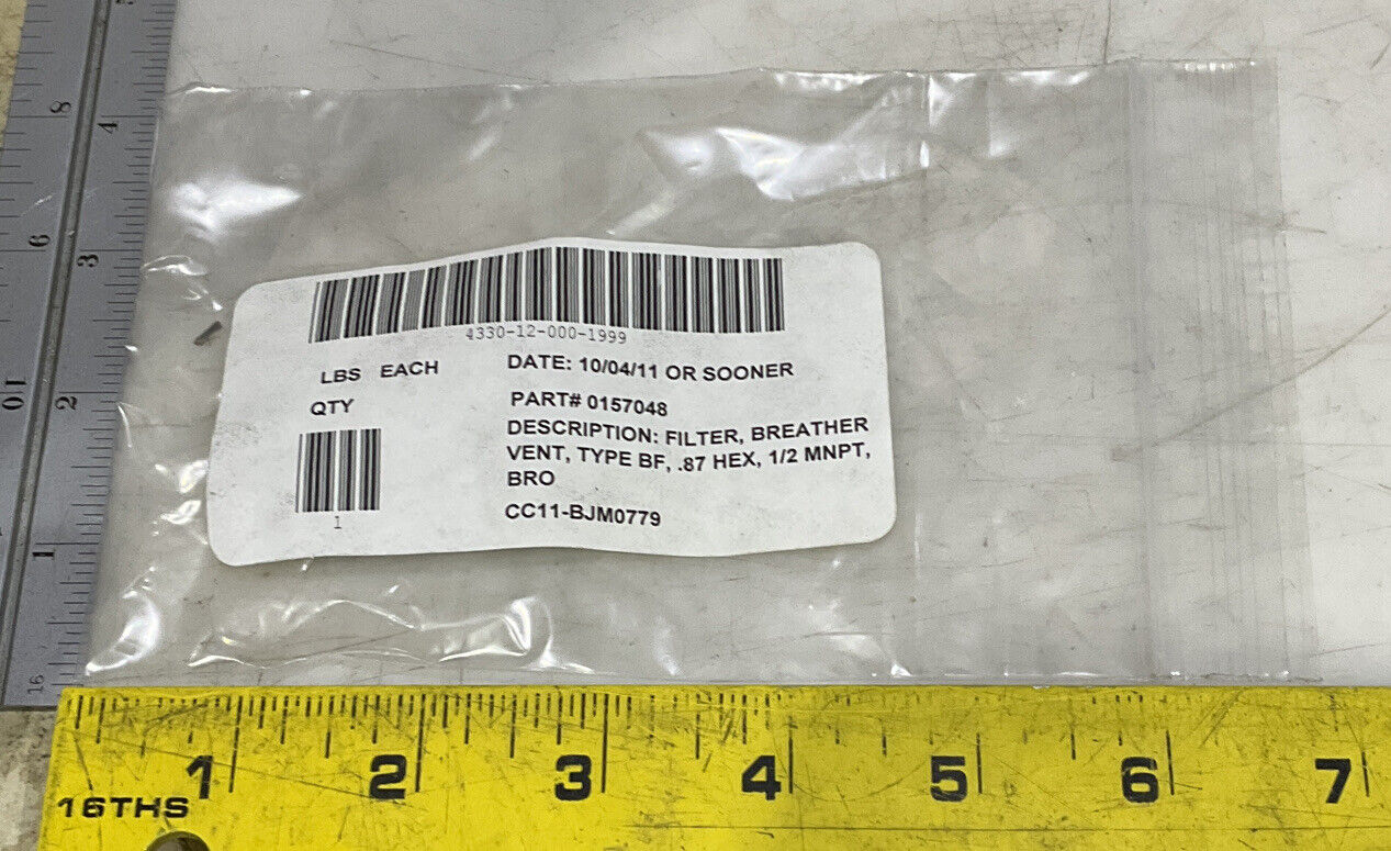ALLIED WITAN 0157048 BREATHER FILTER LOT OF 5 U3S