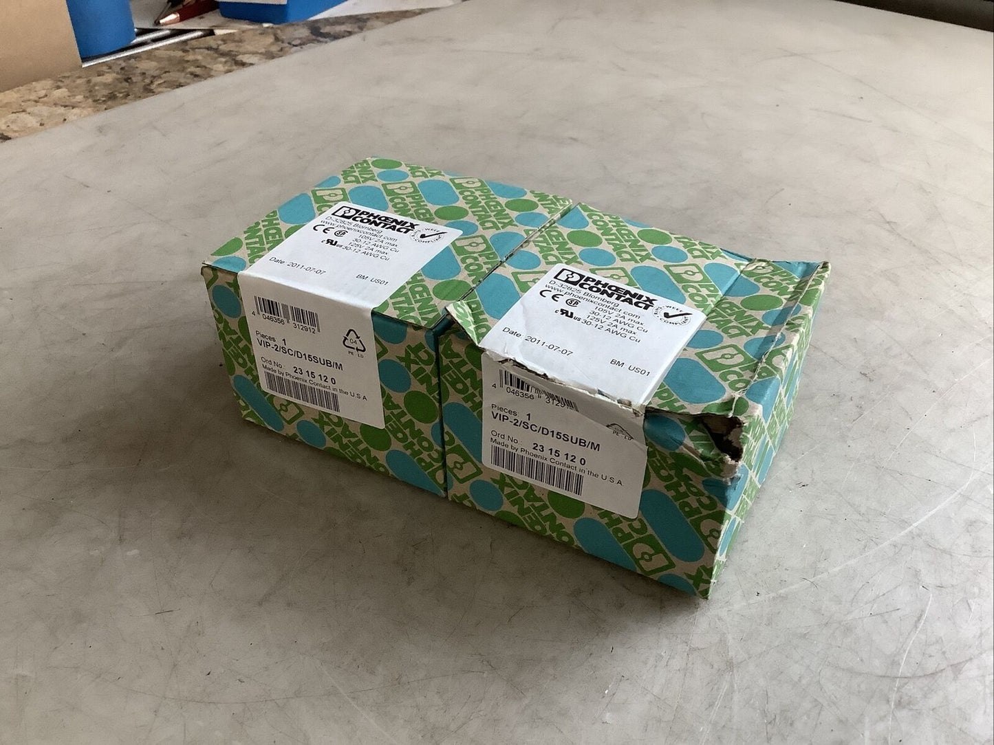 PHOENIX CONTACT VIP-2/SC/D15SUB/M INTERFACE MODULE U3S - LOT OF 2