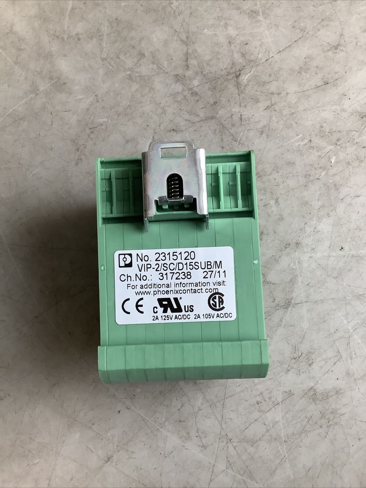 PHOENIX CONTACT VIP-2/SC/D15SUB/M INTERFACE MODULE U3S - LOT OF 2