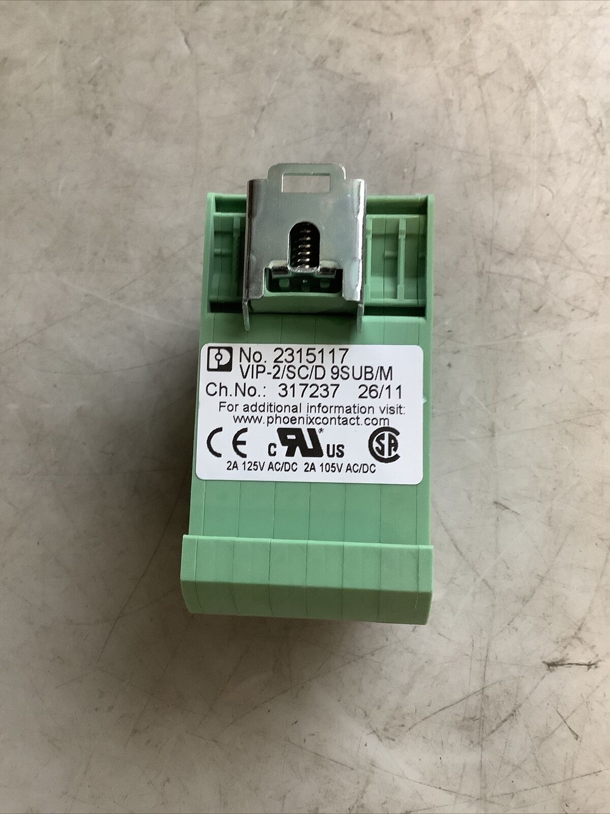 PHOENIX CONTACT VIP-2/SC/D 9SUB/M INTERFACE MODULE U3S - LOT OF 3