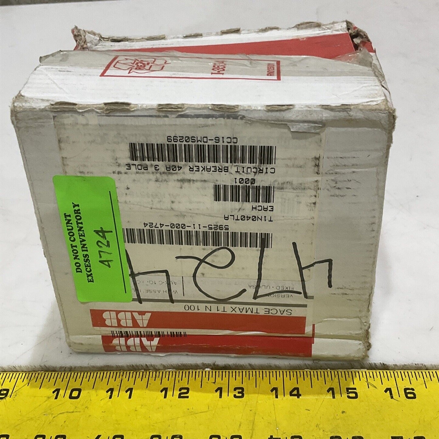 ABB SACE T1N 100 SACE TMAX T1N040TLA CIRCUIT BREAKER 40A 3POLE U3S