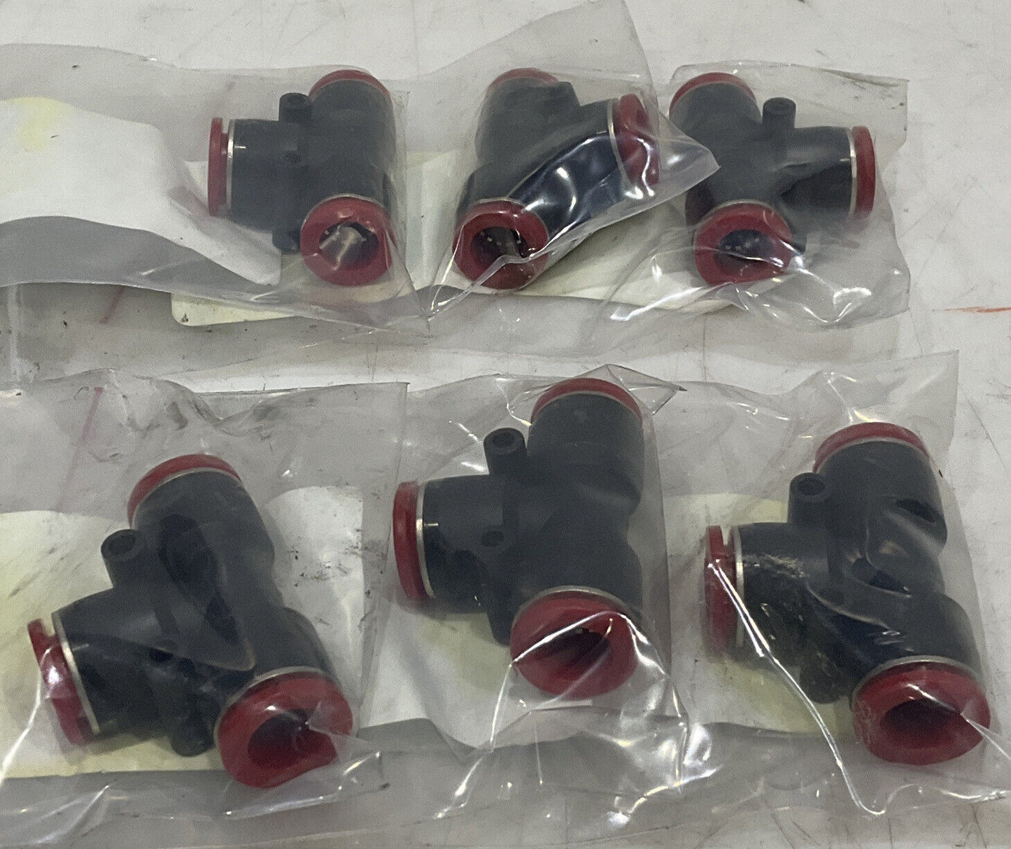 NORGREN C00601200 FITTING TEE EQUAL PUSHI IN 12MM LOT OF 6 U3S