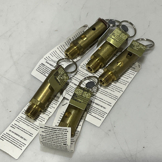 APOLLO RVA15 15-112 B-095 RELIEF VALVE 1/4” NPT LOT OF 5 U3S
