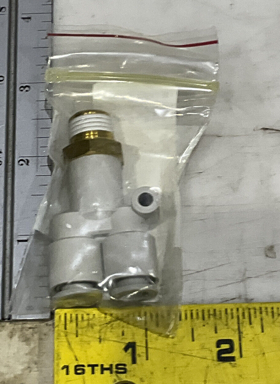 SMC KQ2U08-02S PNEUMATIC PUSH TO CONNECT Y BRANCH FITTING LOT OF 10 U3S