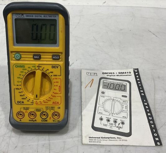 UEI  DM383B DIGITAL MULTIMETER U3S